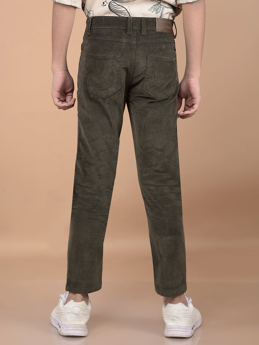 Olive Corduroy Trousers