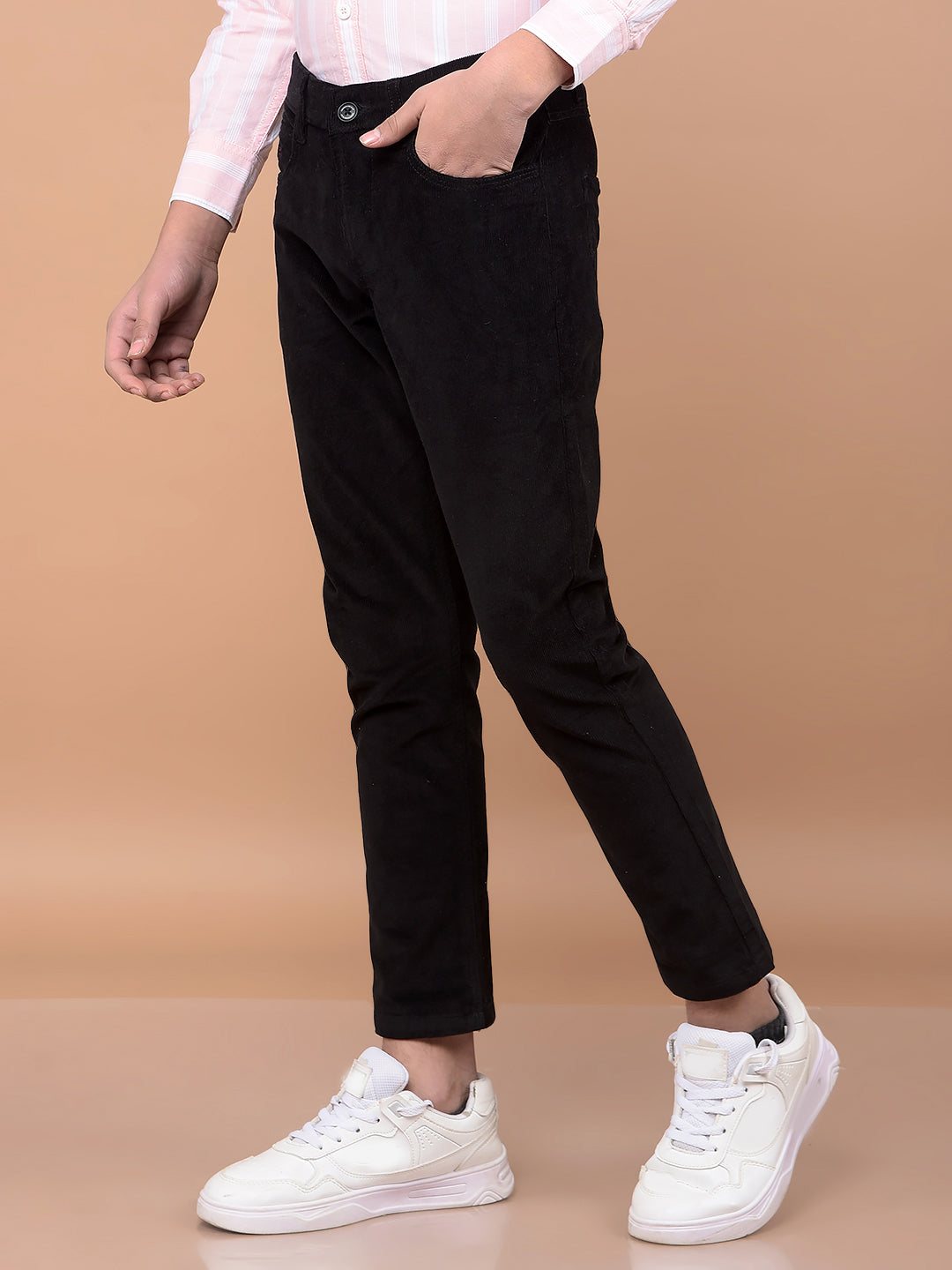 Black Corduroy Trousers