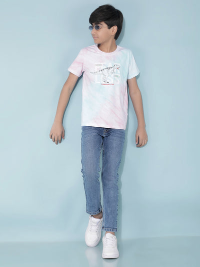 Multi Color Graphic Print T-Shirt-Boys T-Shirts-Crimsoune Club