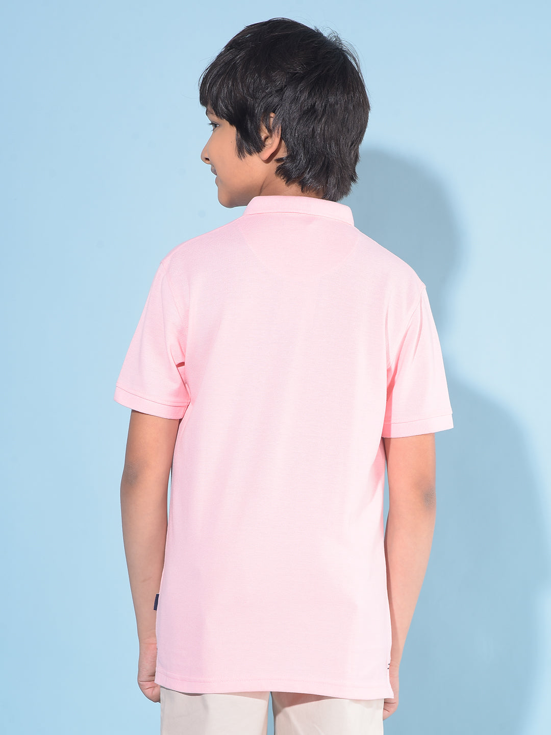 Pink Polo T-Shirt-Boys T-Shirts-Crimsoune Club