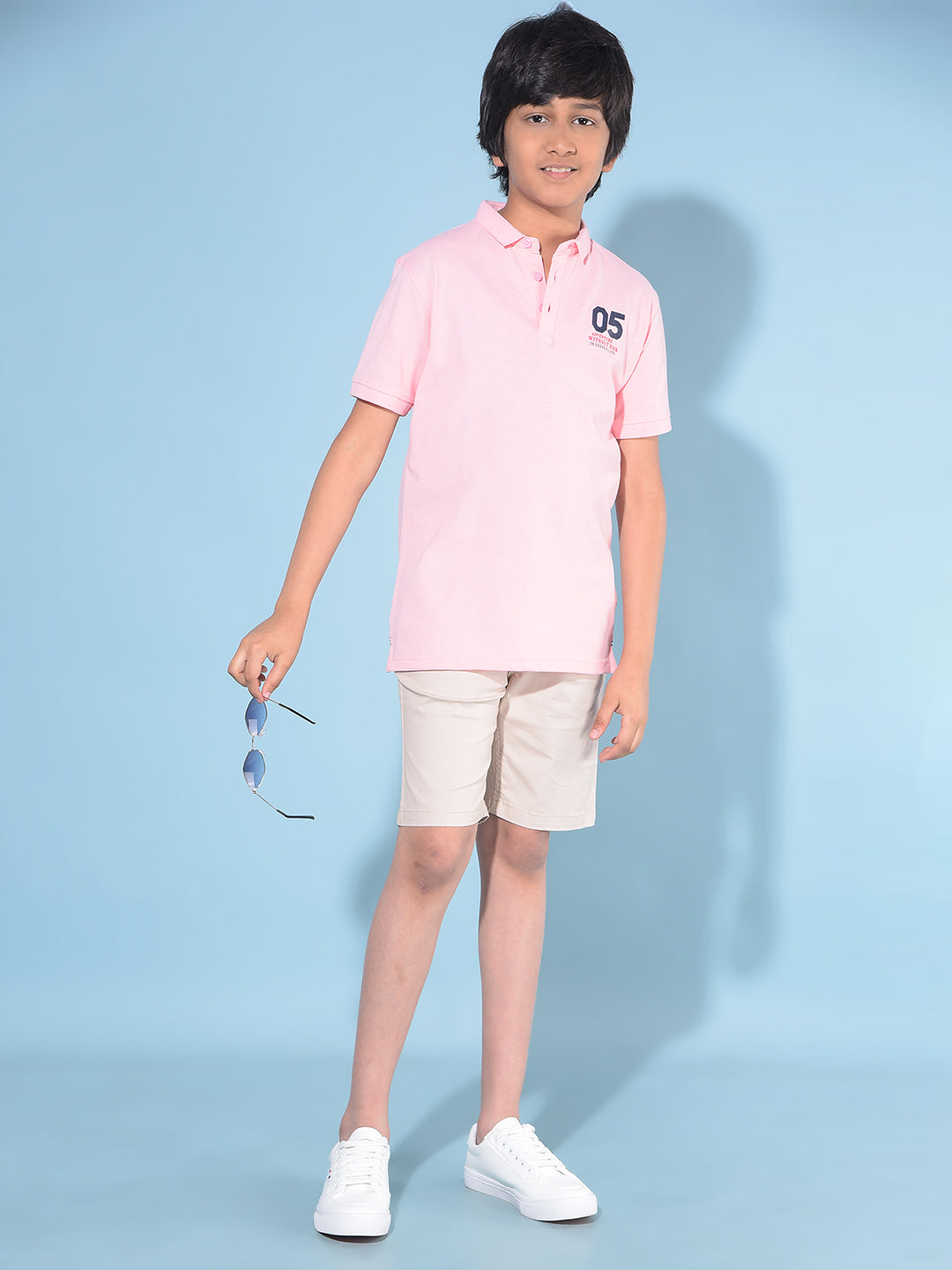 Pink Polo T-Shirt-Boys T-Shirts-Crimsoune Club