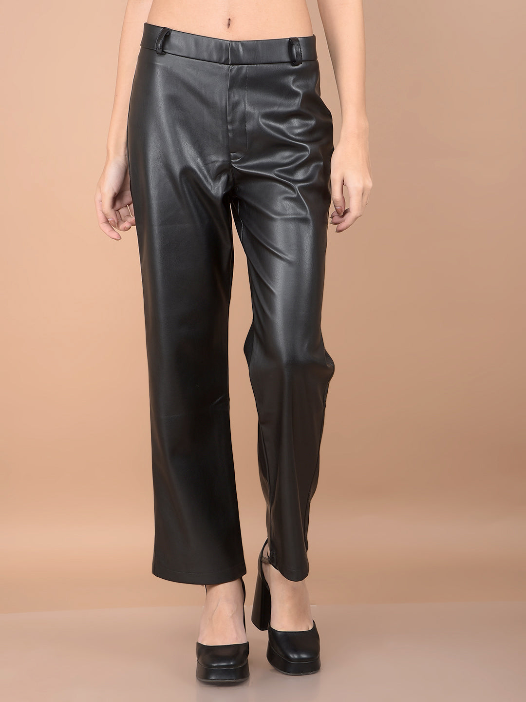 Black Leather Trousers