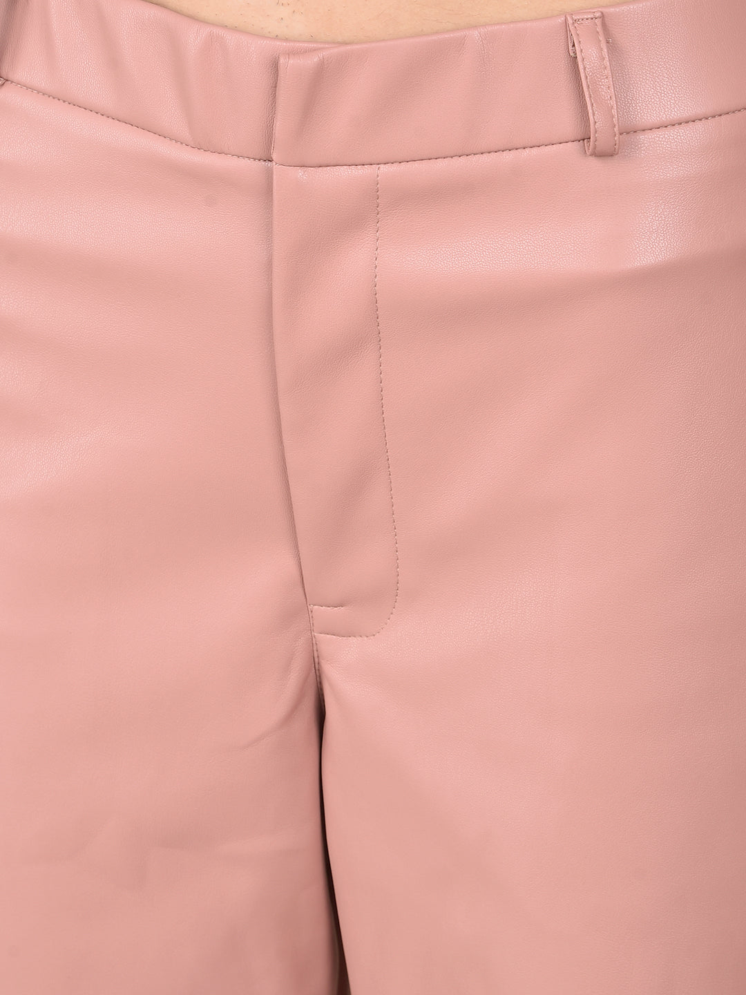 Pink Leather Trousers