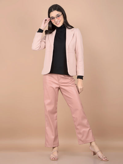 Pink Leather Trousers