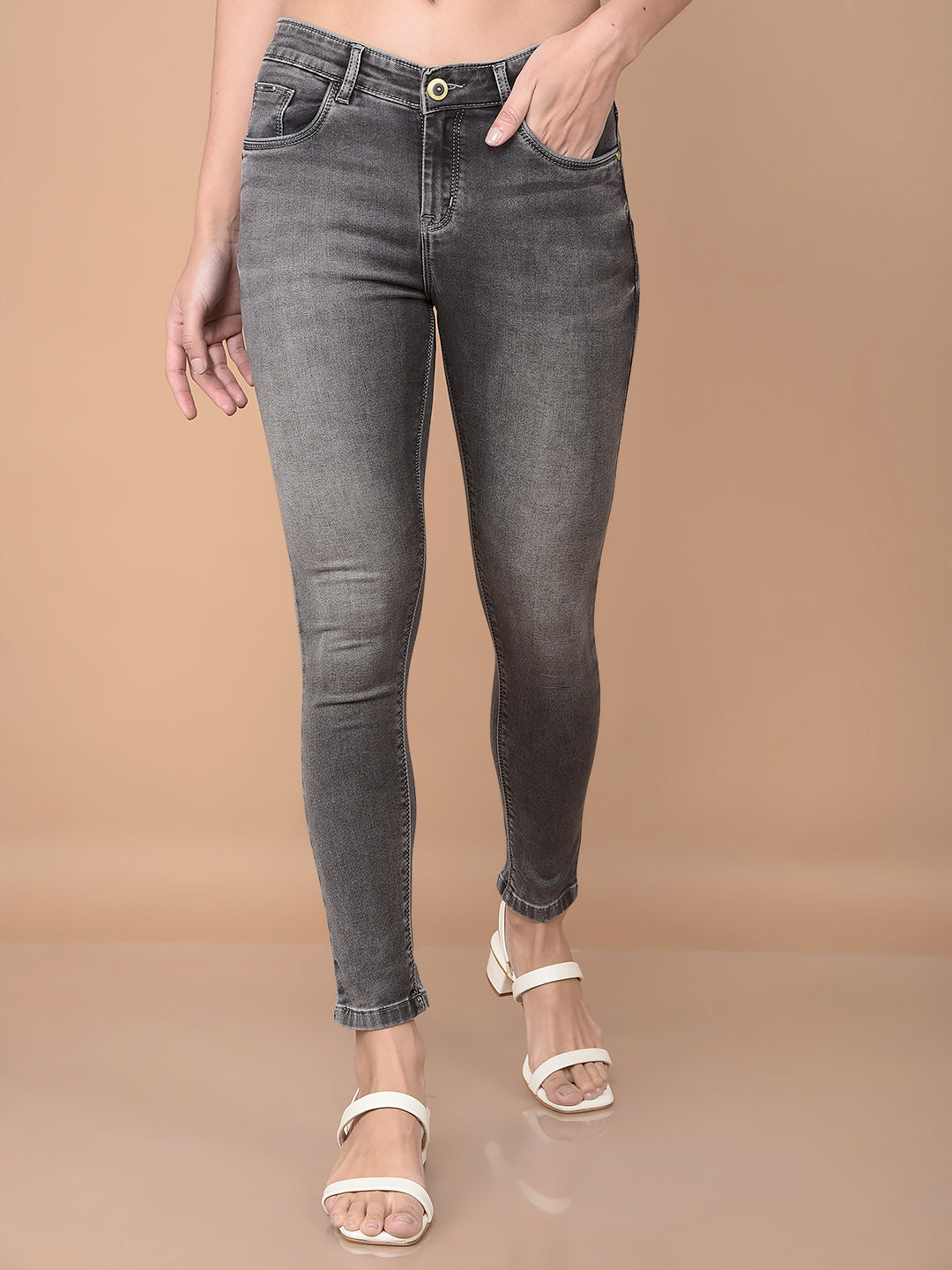 Grey Skinny Jeans