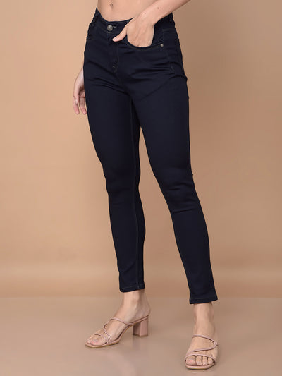 Navy Blue Skinny Jeans