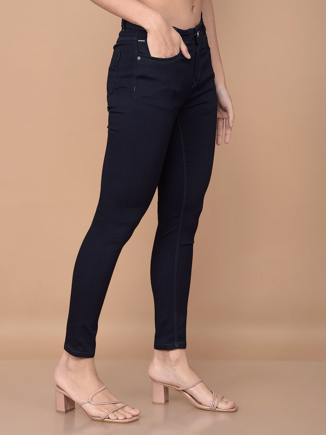 Navy Blue Skinny Jeans