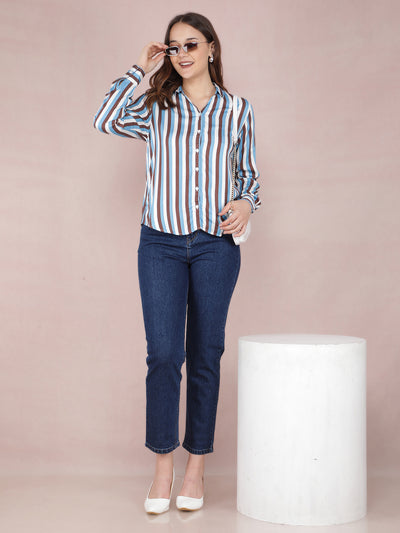 Navy Blue Straight Jeans-Women Jeans-Crimsoune Club