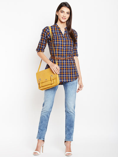 Multi Checked Shirt-Women Shirts-Crimsoune Club