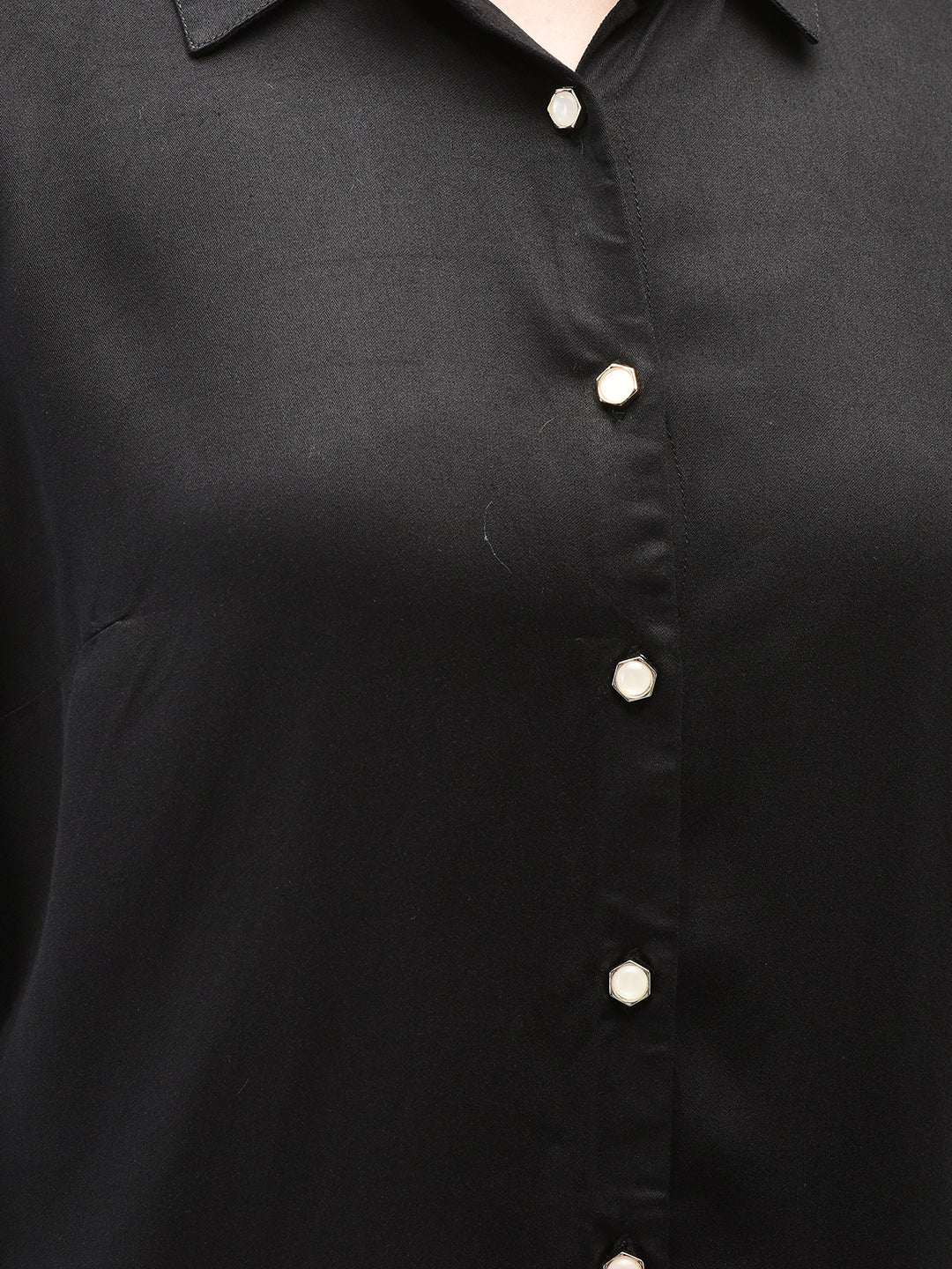 Black Shirt-Women Shirts-Crimsoune Club