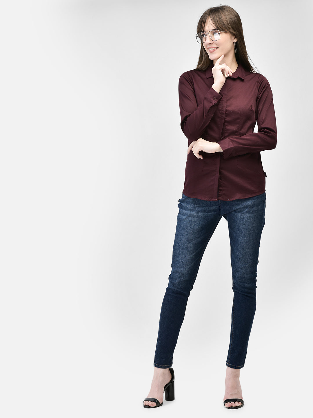 Wine Shirt-Women Shirts-Crimsoune Club