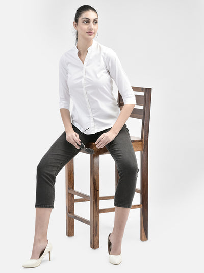 White Shirt-Women Shirts-Crimsoune Club