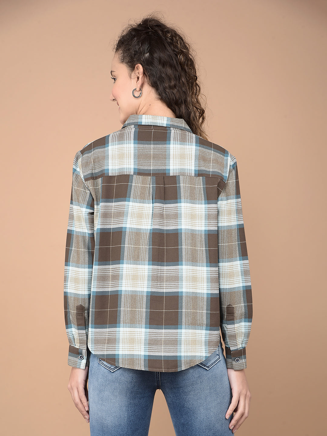 Multi-Color Checked 100% Cotton Shirt