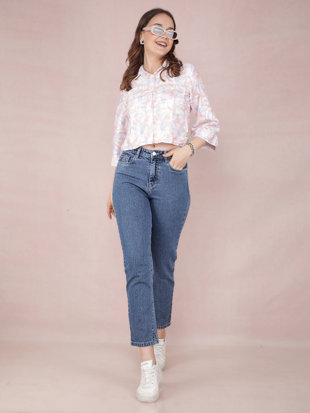 Multi-Color Shirt-Women Shirts-Crimsoune Club