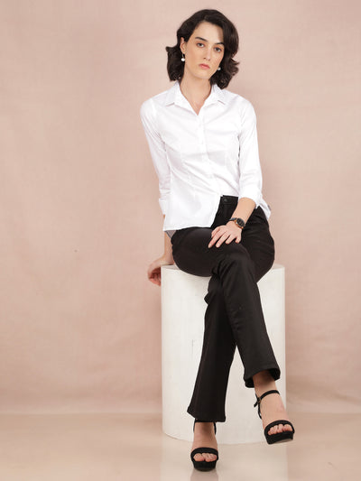 White Shirt-Women Shirts-Crimsoune Club