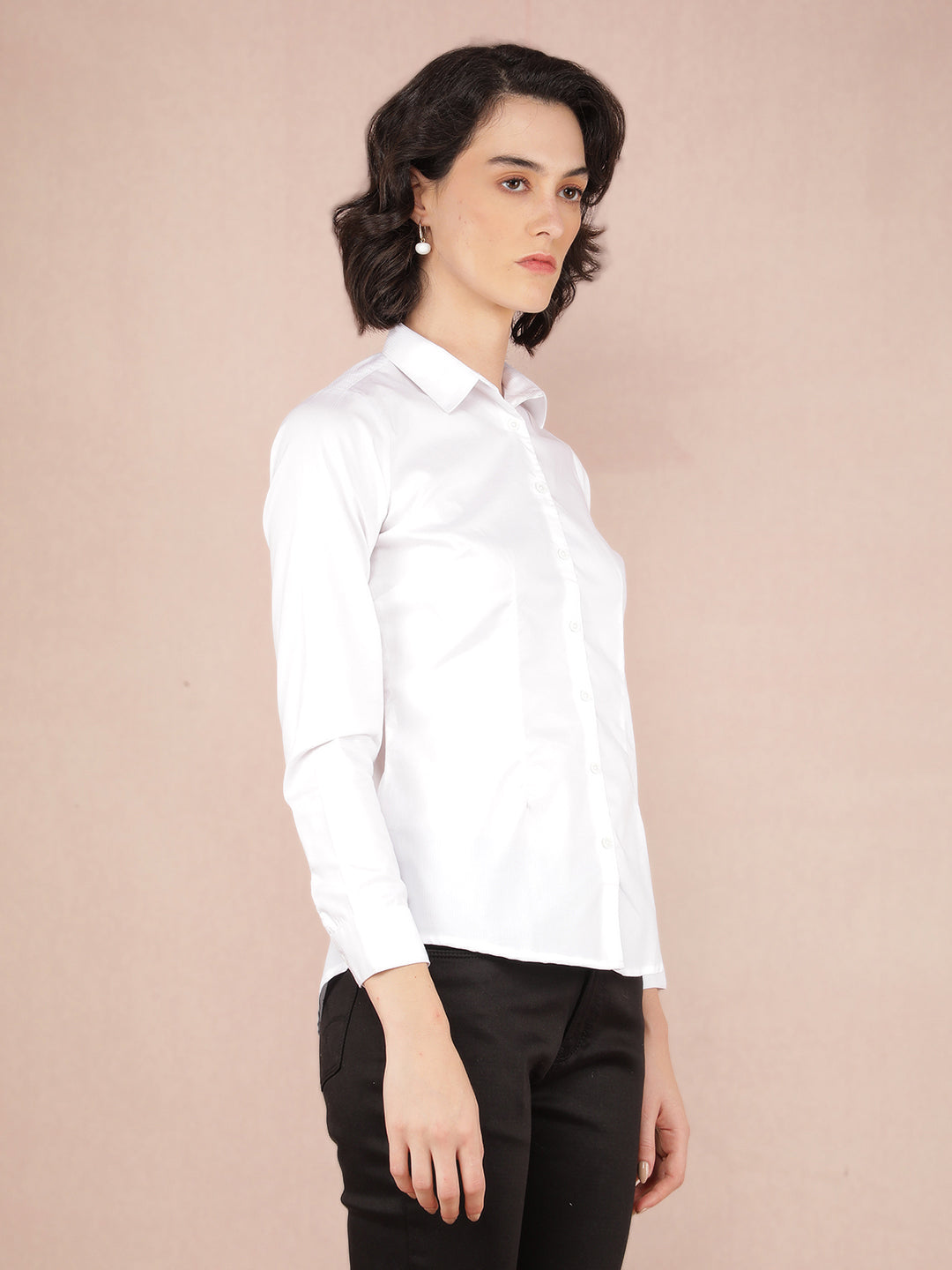 White Shirt-Women Shirts-Crimsoune Club