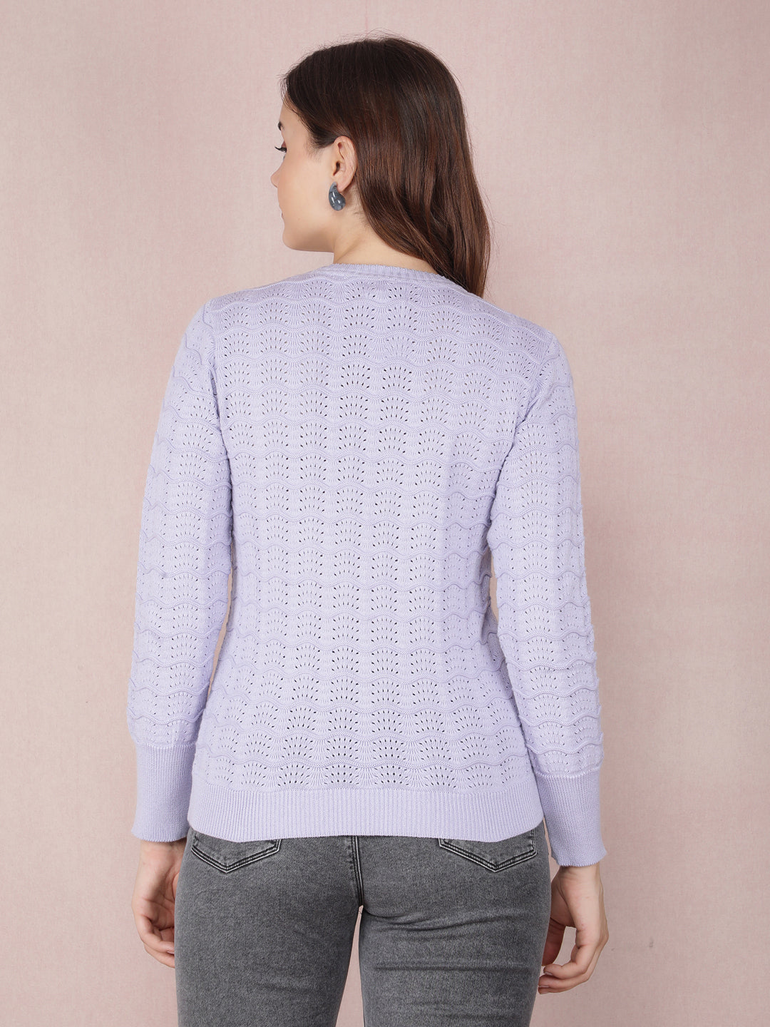 Purple Sweater-Women Sweaters-Crimsoune Club