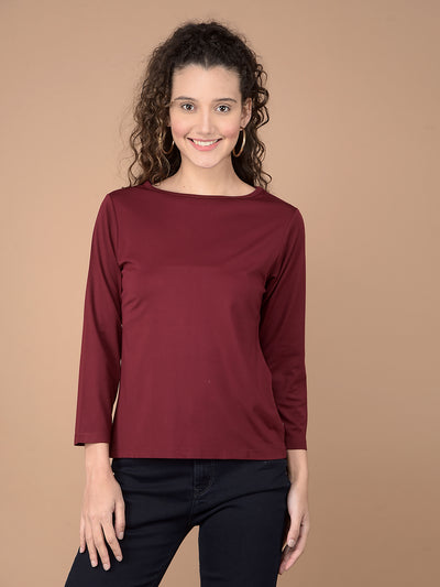 Wine Crop Length T-Shirt