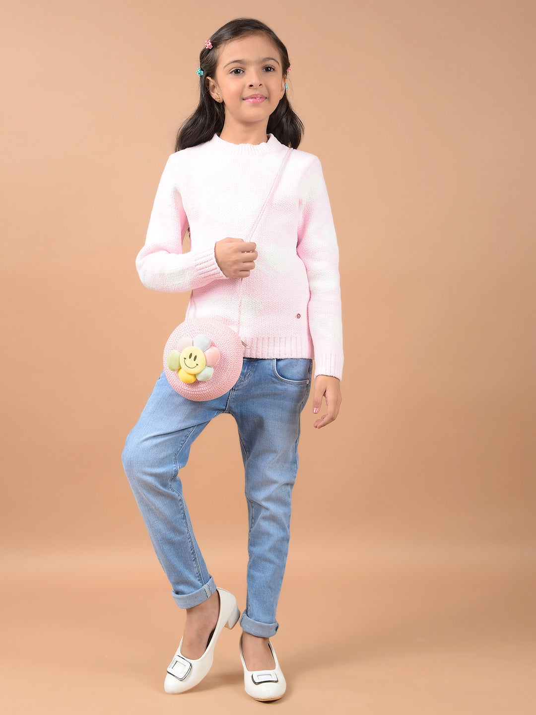 Blue High-Rise Jeans-Girls Jeans-Crimsoune Club