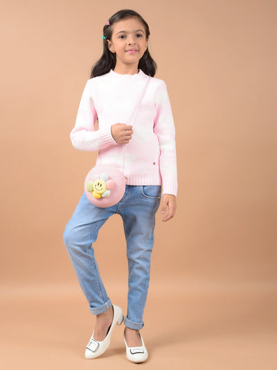 Blue High-Rise Jeans-Girls Jeans-Crimsoune Club