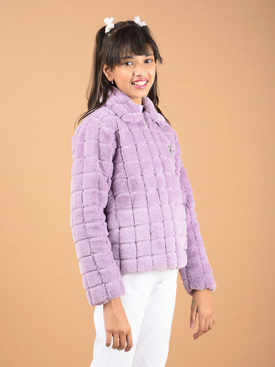 Purple Fur Jacket