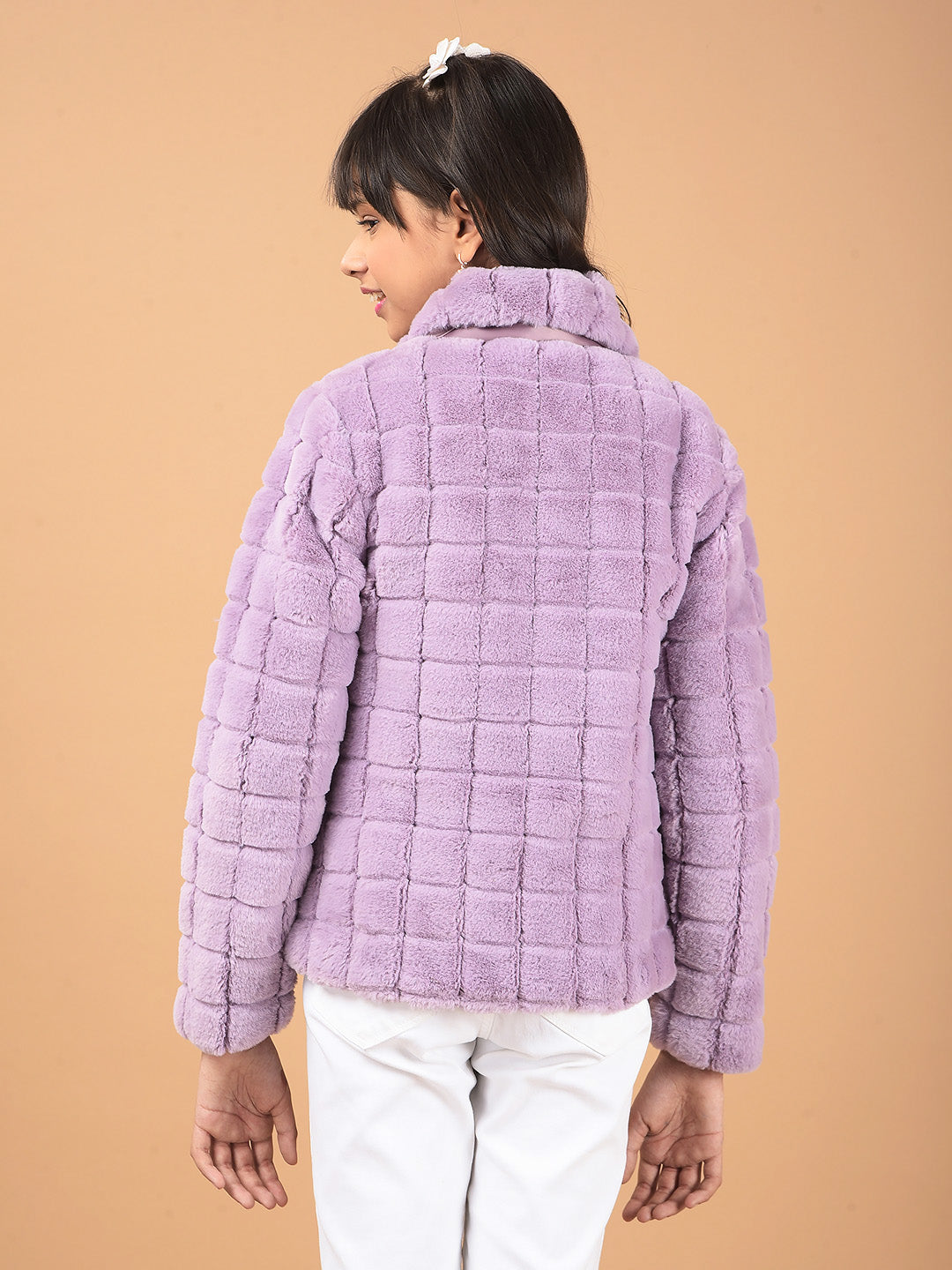 Purple Fur Jacket