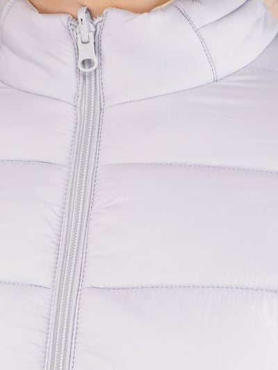 Purple Reversible Padded Jacket-Women Jackets-Crimsoune Club