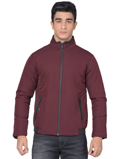 Maroon Bomber Jacket-Men Jackets-Crimsoune Club