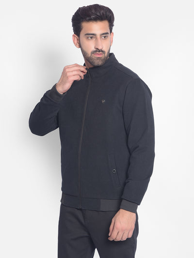 Black Reversible Jacket-Men Jackets-Crimsoune Club