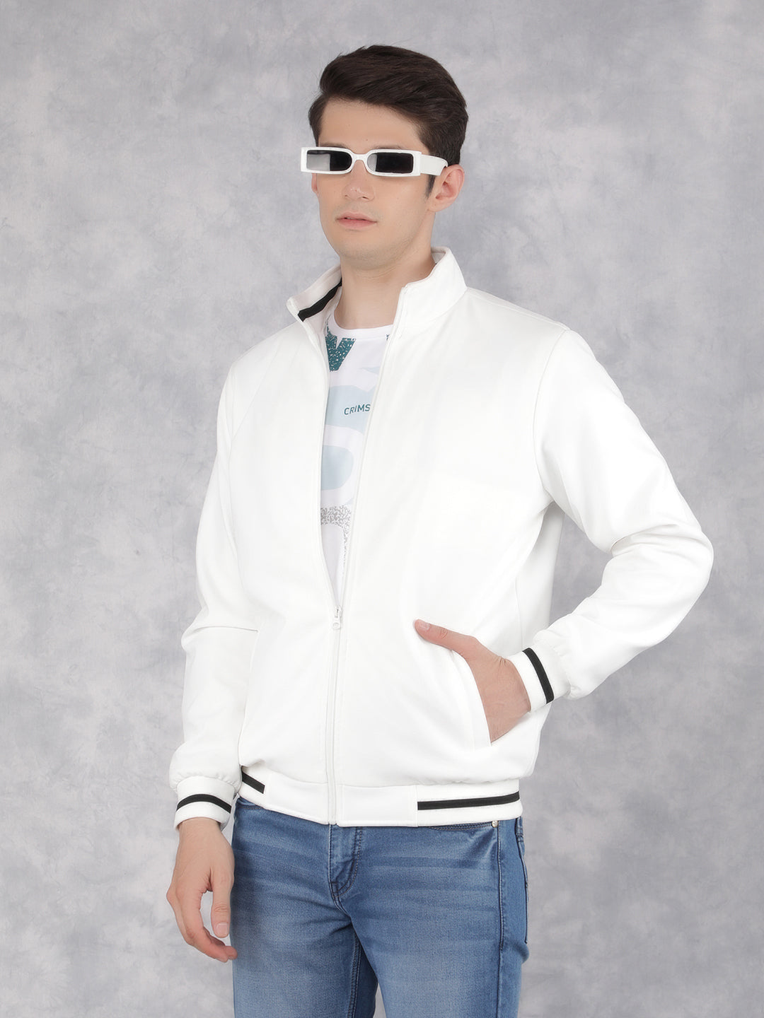 White Jacket-Men Jackets-Crimsoune Club