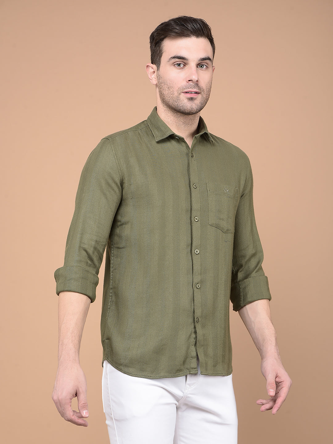 Olive Stripes Shirt