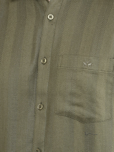 Olive Stripes Shirt