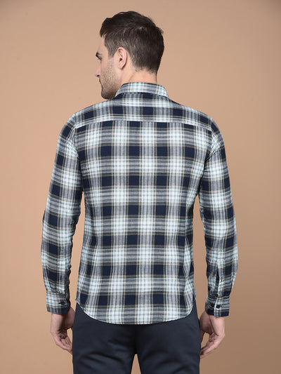 Green Checked 100% Cotton Shirt