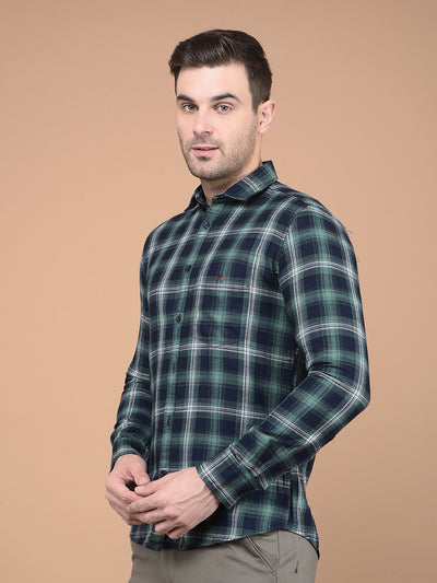 Green Checked Shirt