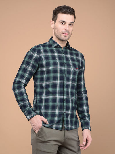 Green Checked Shirt