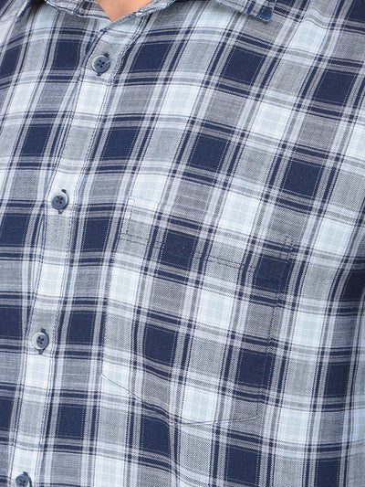 Black Checked Shirt-Men Shirts-Crimsoune Club