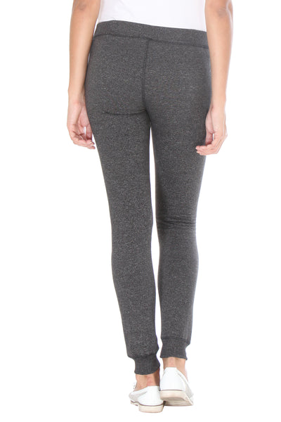 Grey Solid Track Pants-Women Track Pants-Crimsoune Club