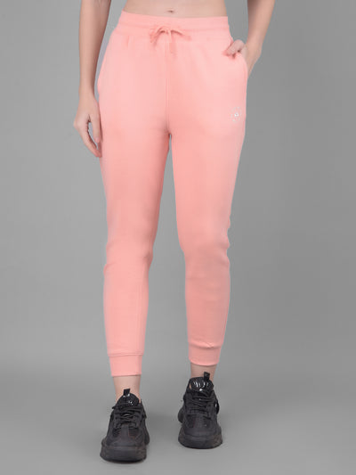 Pink Joggers Trackpants-Women Trackpants-Crimsoune Club