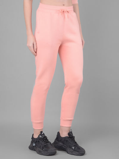 Pink Joggers Trackpants-Women Trackpants-Crimsoune Club