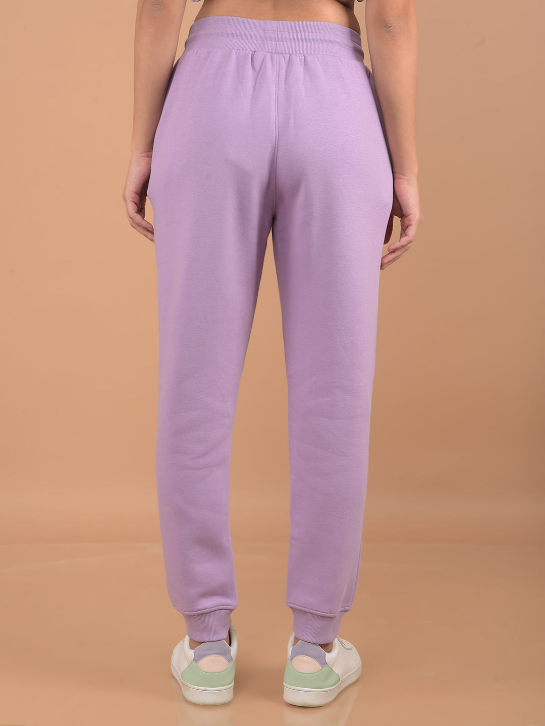 Purple Joggers-Women Trackpants-Crimsoune Club