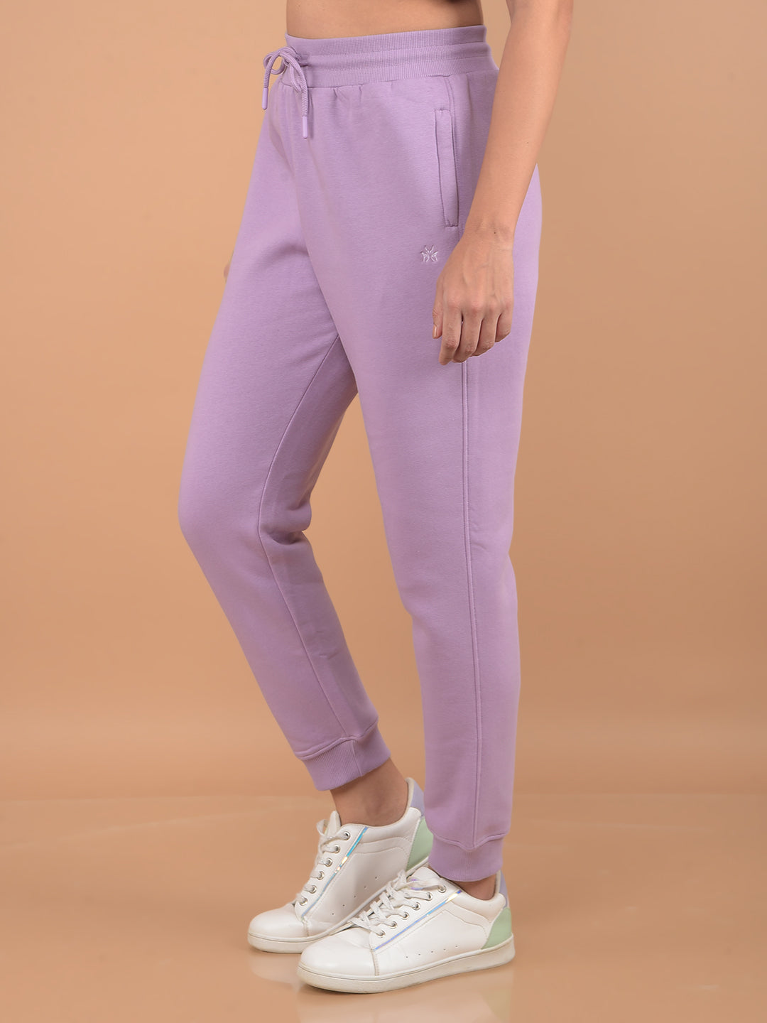 Purple Joggers-Women Trackpants-Crimsoune Club