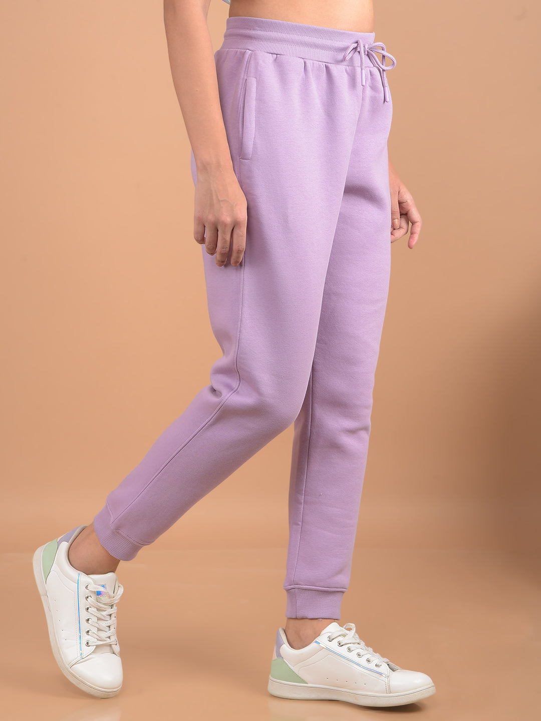 Purple Joggers-Women Trackpants-Crimsoune Club