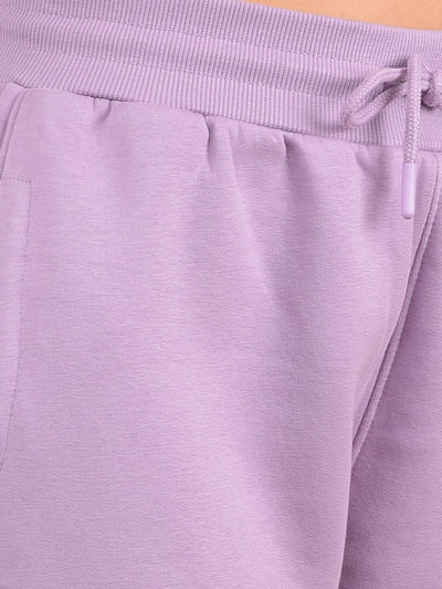 Purple Joggers-Women Trackpants-Crimsoune Club