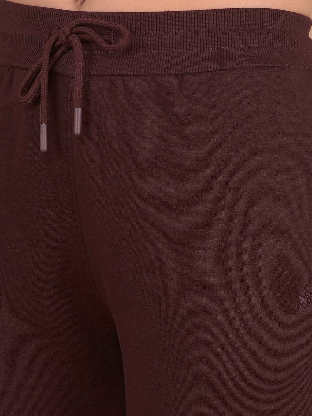 Brown Joggers-Women Trackpants-Crimsoune Club