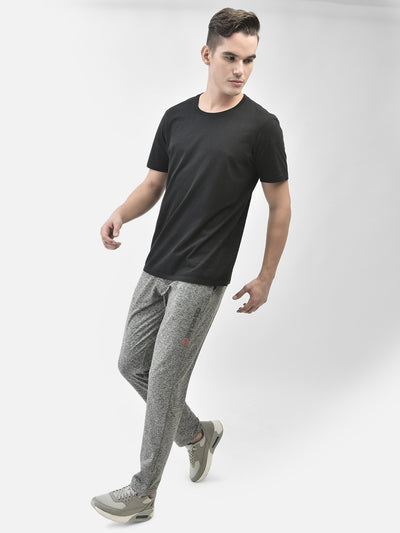 Grey Track Pants-Men Track Pants-Crimsoune Club