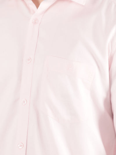 Pink 100% Cotton Shirt-Men Shirts-Crimsoune Club