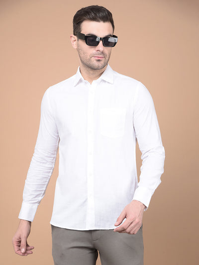 White 100% Cotton Shirt