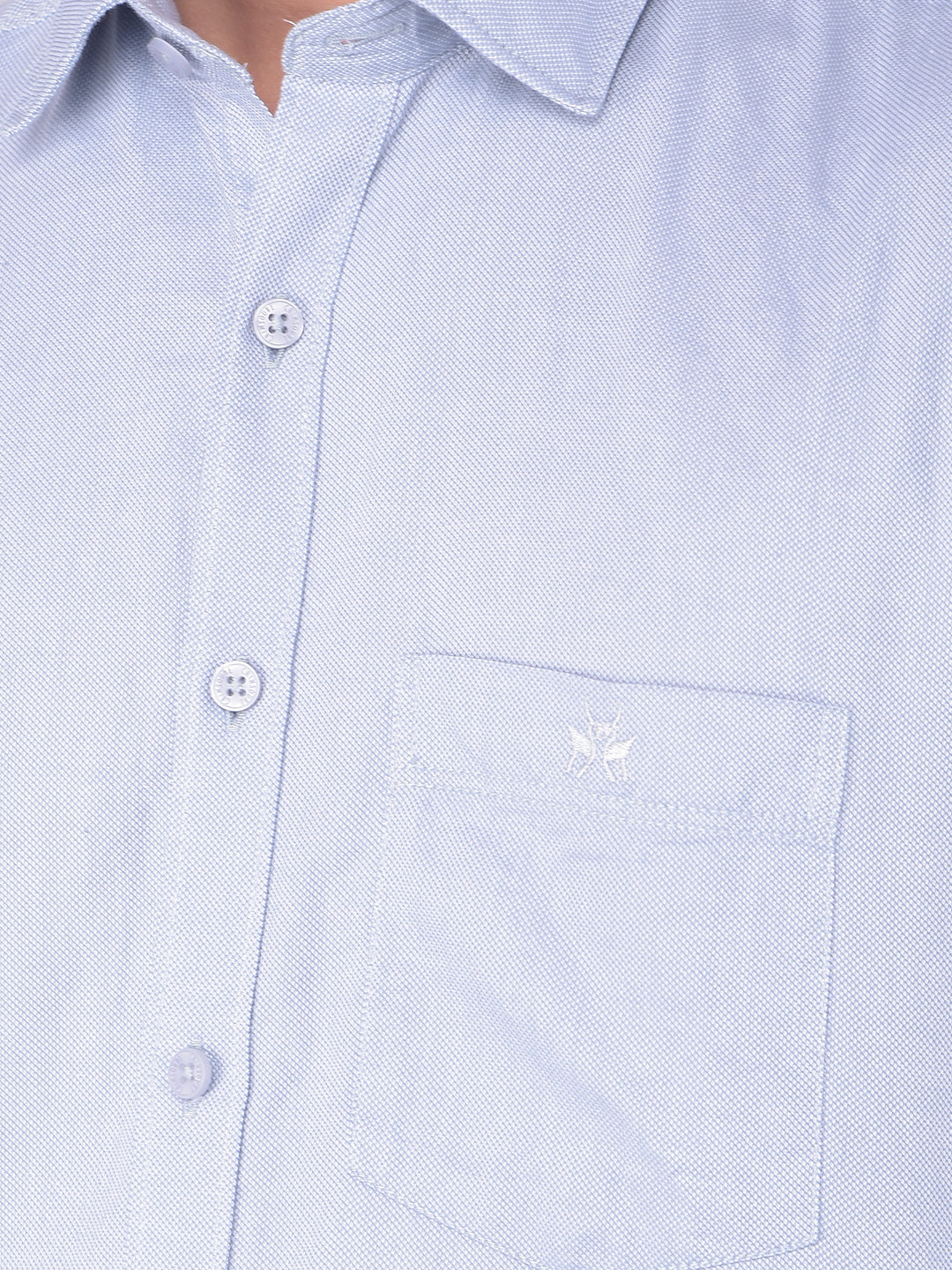 Grey 100% Cotton Shirt-Men Shirts-Crimsoune Club