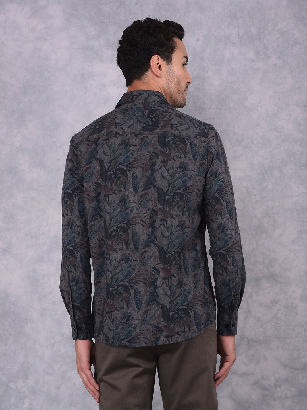 Multi-Color Floral Print Shirt-Men Shirts-Crimsoune Club