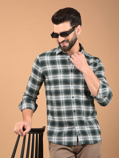 Green Checked Shirt